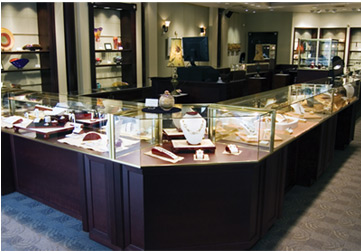 jewelry store display cases